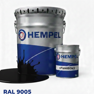 HEMPEL Farba poliuretanowa 1l 9005  Czarny mat